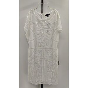 Lulu's Ivory Embroidered Mini Dress